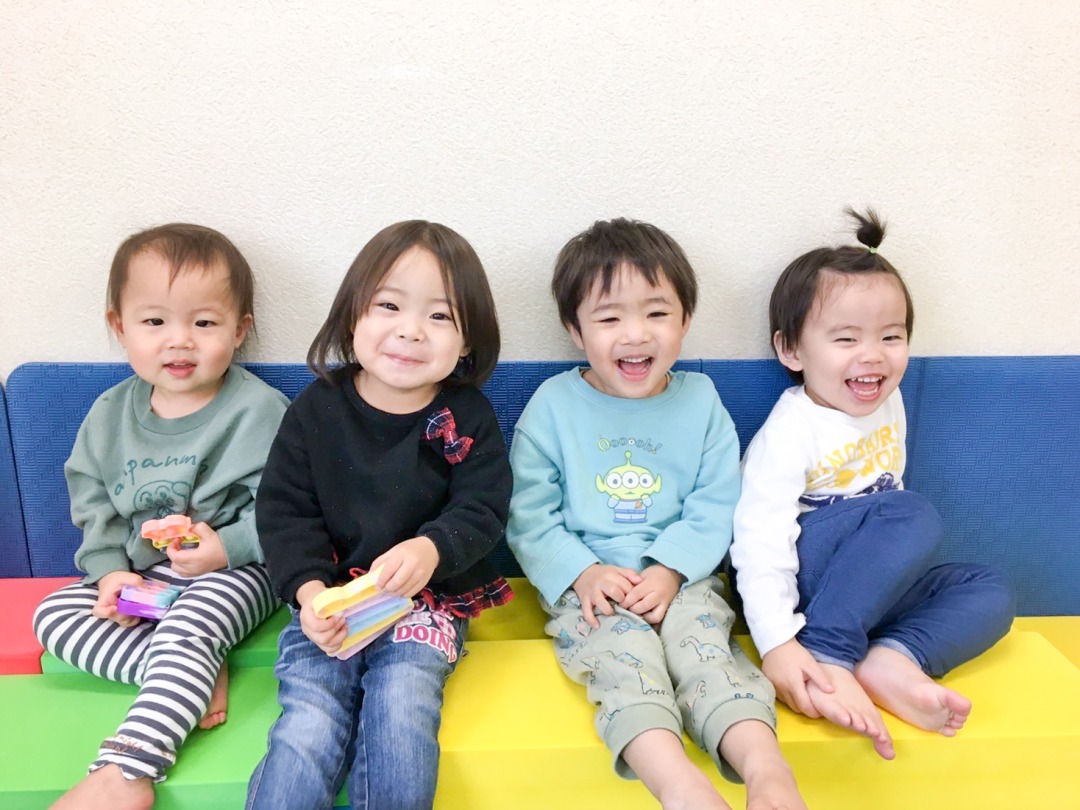 ピノキオ託児所のこどもたちの笑顔